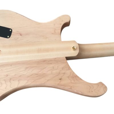 Custom Nova Lemmy Kilmister Carved Engrave 4004 No Paint 4 String Bass - Image 5