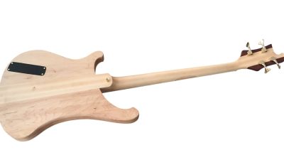 Custom Nova Lemmy Kilmister Carved Engrave 4003 No Paint 4 String Bass - Image 7