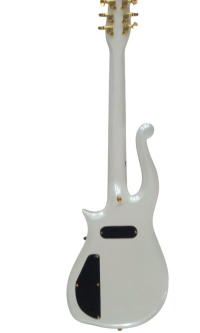 Custom Ember Prince Cloud White Guitar With Battery - Image 3