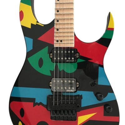 Custom Axis JPM100 John Picasso Abstract Scalloped Fretboard Electric Guitar