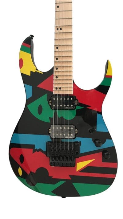 Custom Axis JPM100 John Picasso Abstract Scalloped Fretboard Electric Guitar
