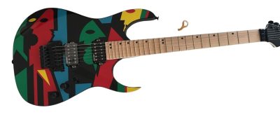 Custom Axis JPM100 John Picasso Abstract Scalloped Fretboard Electric Guitar - Image 8