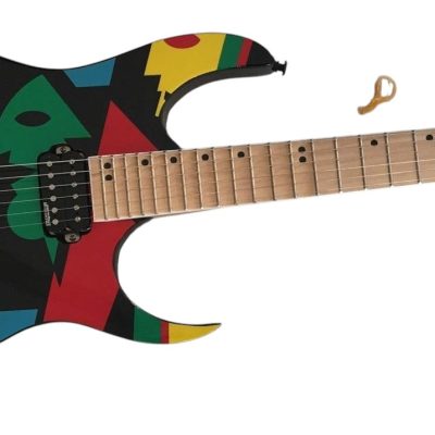 Custom Axis JPM100 John Picasso Abstract Scalloped Fretboard Electric Guitar - Image 8