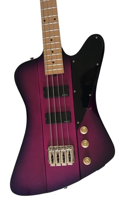 Custom Crown Thunderbird Reversed Purple Burst 8 String Bass