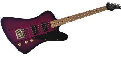 Custom Crown Thunderbird Reversed Purple Burst 8 String Bass - Image 4