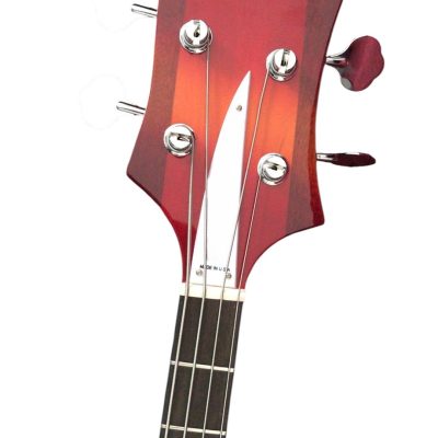 Custom Nova 4001 Psychedelic Paul McCartney Cherry Fireglo Bass - Image 3
