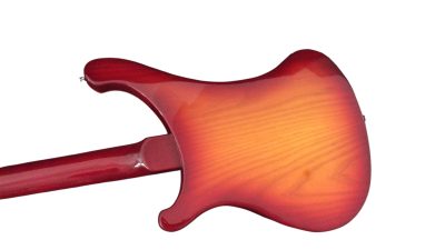 Custom Nova 4003 Psychedelic Paul McCartney Cherry Fireglo Bass - Image 5