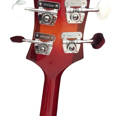Custom Nova 4001 Psychedelic Paul McCartney Cherry Fireglo Bass - Image 6