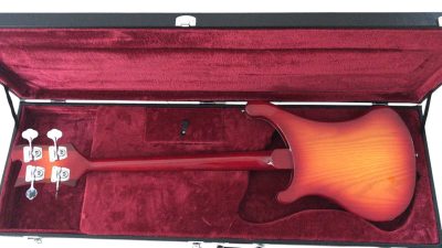 Custom Nova 4003 Psychedelic Paul McCartney Cherry Fireglo Bass - Image 7