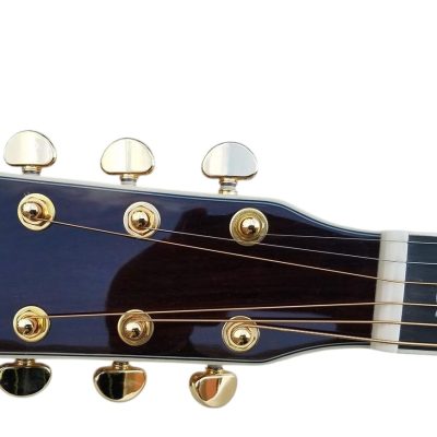Custom Vertex D45S Koa Body Intricate Vine Style Inlays Acoustic Fishman Pickups Guitar - Image 5