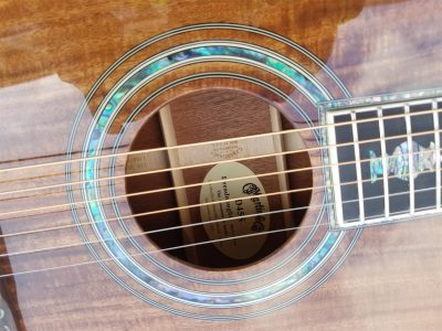 Custom Vertex D45S Koa Body Intricate Vine Style Inlays Acoustic Fishman Pickups Guitar - Image 9