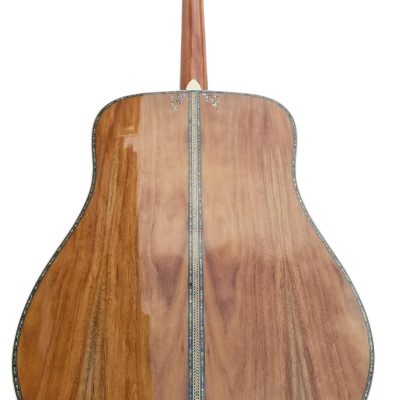 Custom Vertex D45S Koa Body Intricate Vine Style Inlays Acoustic Fishman Pickups Guitar - Image 10
