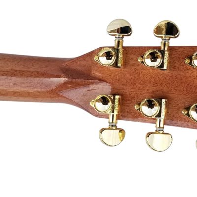Custom Vertex D45S Koa Body Intricate Vine Style Inlays Acoustic Fishman Pickups Guitar - Image 12