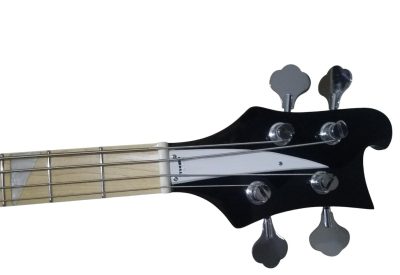 Custom Nova 4080 Geddy Lee Double Neck Jetglo Black 4 String Bass 6 String Guitar - Image 7