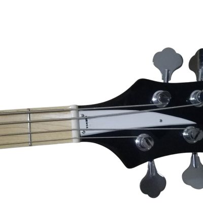 Custom Nova 4080 Geddy Lee Double Neck Jetglo Black 4 String Bass 6 String Guitar - Image 7