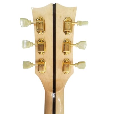 Custom Crown SJ200 Elvis Natural Acoustic Electric Guitar - Image 4
