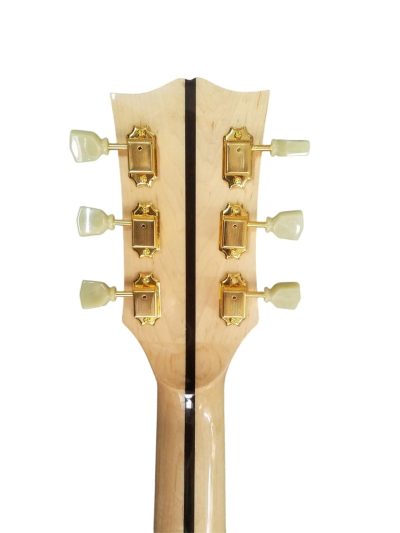 Custom Crown SJ200 Elvis Natural Acoustic Electric Guitar - Image 4