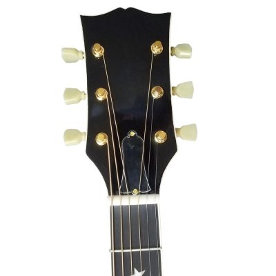 Custom Crown SJ200 Elvis Natural Acoustic Electric Guitar - Image 8