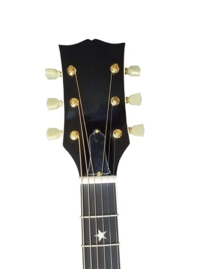 Custom Crown SJ200 Elvis Natural Acoustic Electric Guitar - Image 8