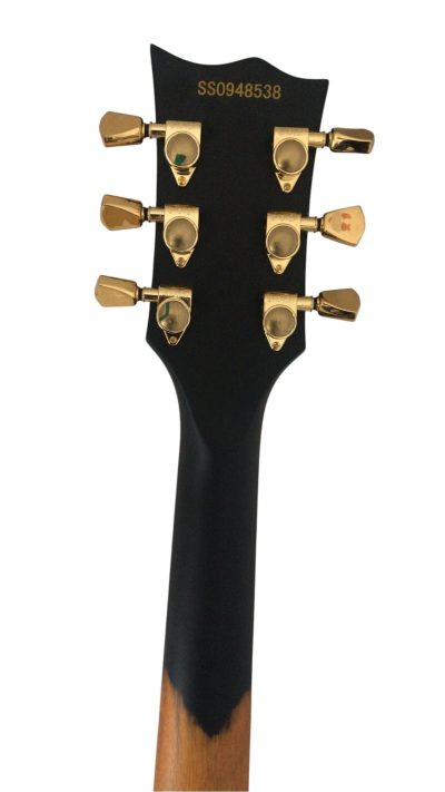 Custom Obsidian James Iron Cross Matte Black Aged Relic Electric Guitar - Image 3