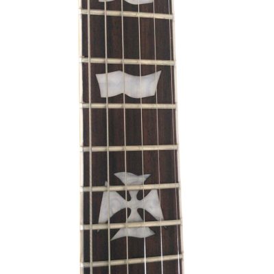 Custom Obsidian James Iron Cross Matte Black Aged Relic Electric Guitar - Image 6