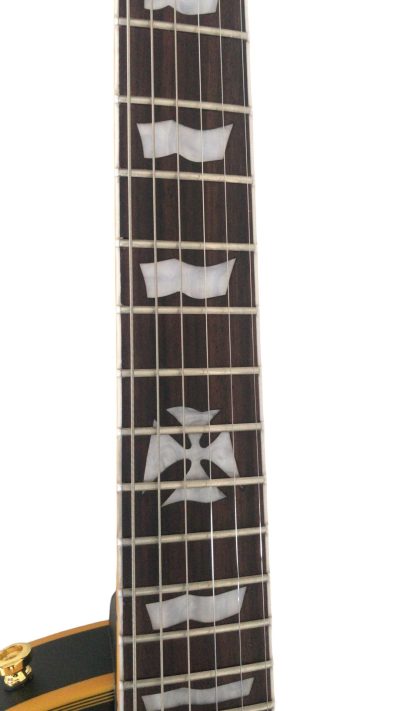 Custom Obsidian James Iron Cross Matte Black Aged Relic Electric Guitar - Image 6