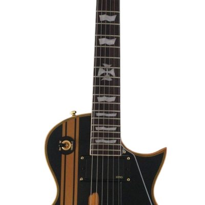 Custom Obsidian James Iron Cross Matte Black Aged Relic Electric Guitar - Image 8