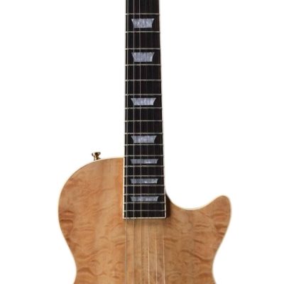 Custom Crown Quilted Maple Top Birdseye Single Pickup Guitar - Image 9