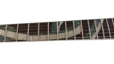 Custom Crown Red Flame Maple Top Snakepit Slash Guitar - Image 5