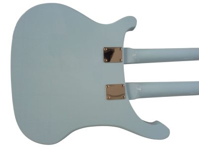 Custom Nova 4080 Geddy Lee Double Neck Blue Boy 4 String Bass 6 String Guitar - Image 5