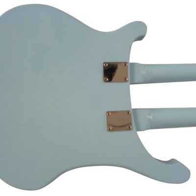 Custom Nova 4080 Geddy Lee Double Neck Blue Boy 4 String Bass 6 String Guitar - Image 5