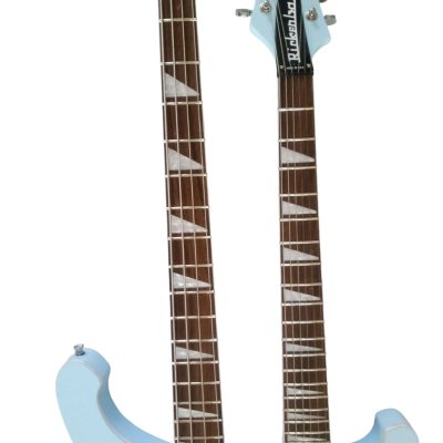 Custom Nova 4080 Geddy Lee Double Neck Blue Boy 4 String Bass 6 String Guitar - Image 8