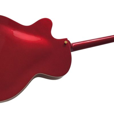 Custom Crown L5 Byrdland Wine Red Metallic Fhole Hollow Body Jazz Guitar - Image 5