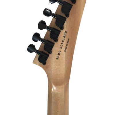 Custom Obsidian Kirk Hammett Ouija Black Guitar - Image 5