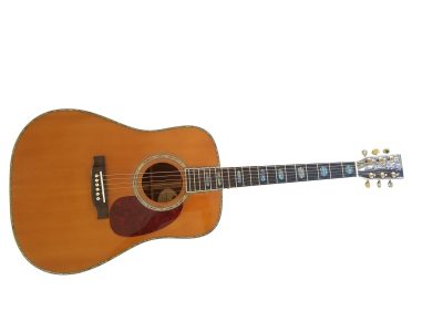 Custom Vertex D45 Natural Aged Amber Yellow Solid Spruce Top Acoustic Fishman Pickups Guitar - Image 2