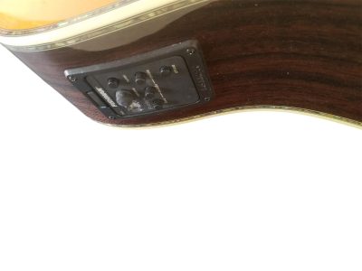 Custom Vertex D45 Natural Aged Amber Yellow Solid Spruce Top Acoustic Fishman Pickups Guitar - Image 6