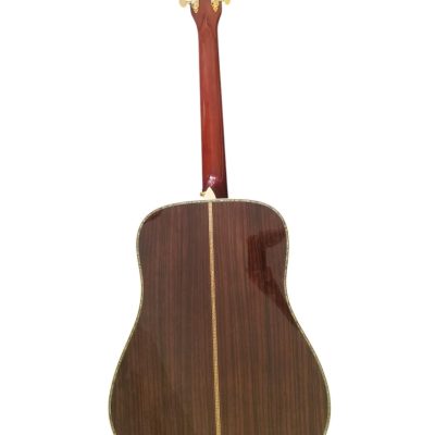 Custom Vertex D45 Natural Aged Amber Yellow Solid Spruce Top Acoustic Fishman Pickups Guitar - Image 7