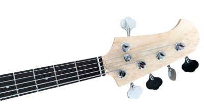 Custom Aether Sting Black 5 String 1 Pickup Bass - Image 8