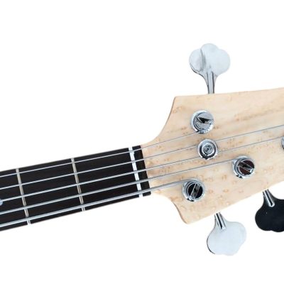 Custom Aether Sting Black 5 String 1 Pickup Bass - Image 8
