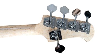 Custom Aether Sting Black 5 String 1 Pickup Bass - Image 4
