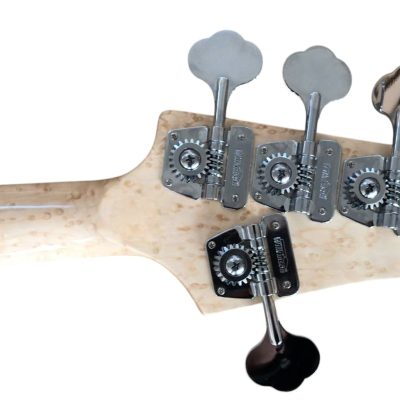 Custom Aether Sting Black 5 String 1 Pickup Bass - Image 4