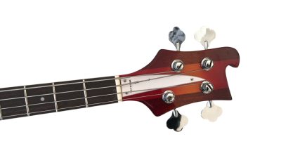 Custom Nova 4003 Psychedelic Paul McCartney Cherry Fireglo 4 String Bass - Image 4