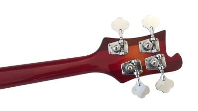 Custom Nova 4003 Psychedelic Paul McCartney Cherry Fireglo 4 String Bass - Image 7