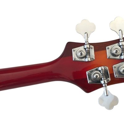 Custom Nova 4001 Psychedelic Paul McCartney Cherry Fireglo 4 String Bass - Image 7
