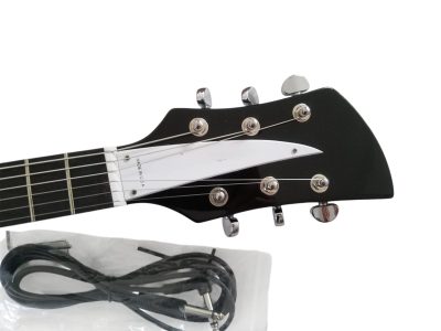 Custom Nova Jetglo Black 325 C64 Electric Guitar - Image 3