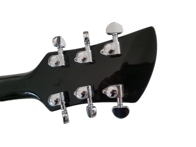 Custom Nova Jetglo Black 325 C64 Electric Guitar - Image 5