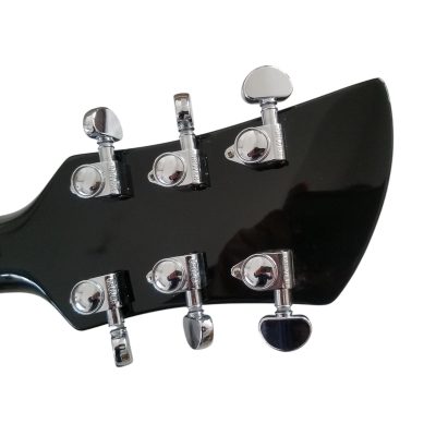 Custom Nova Jetglo Black 325 C64 Electric Guitar - Image 5