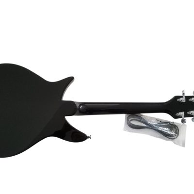 Custom Nova Jetglo Black 325 C64 Electric Guitar - Image 7