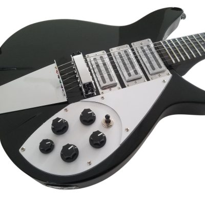 Custom Nova Jetglo Black 325 C64 Electric Guitar