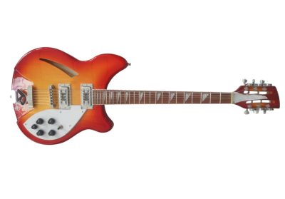 Custom Nova 330 Semi Hollow Fireglo Sunburst 12 String Guitar - Image 3